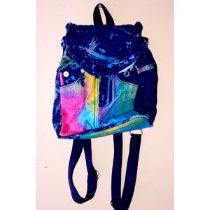 🎉HP🎉 Graffiti Mini Denim Backpack